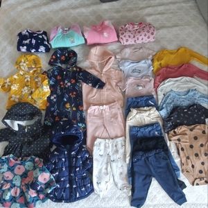 Carter's Lot +more 12 month Baby Girl